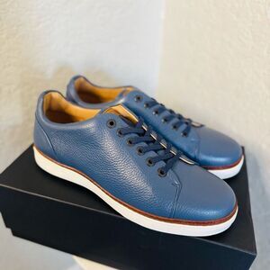 Royal Albartross PONTIAC V2 Spikeles Leather Welt Golf Shoe, Size 10, Blue NWT